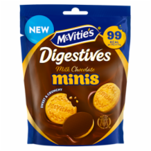 Mcvities Mini Chocolate Digestives Pouch 6x80g