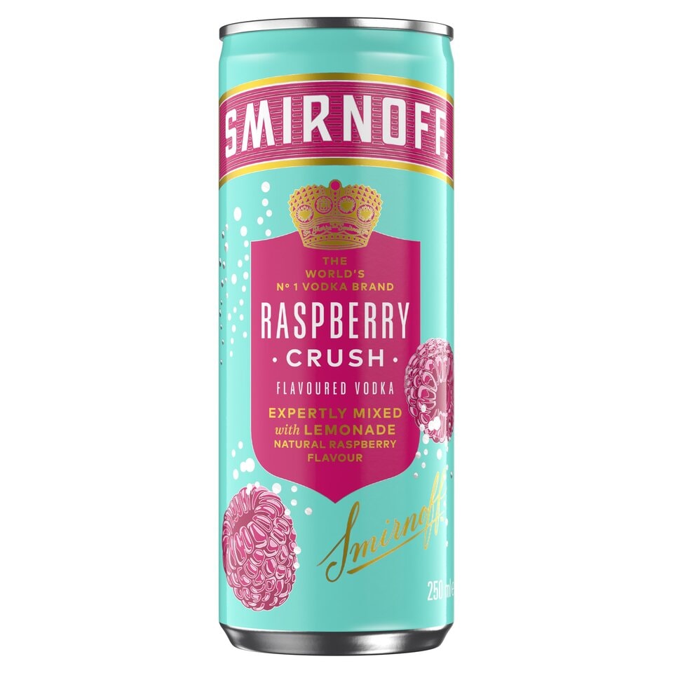 Smirnoff Raspberry Crush 12x250ml