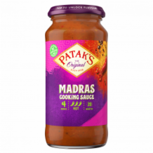 Pataks Cook In Sauce Madras Std 6x450g