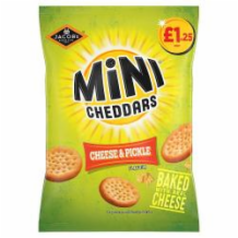 Jacobs Mini Cheddars Cheese & Pickle 15x90g