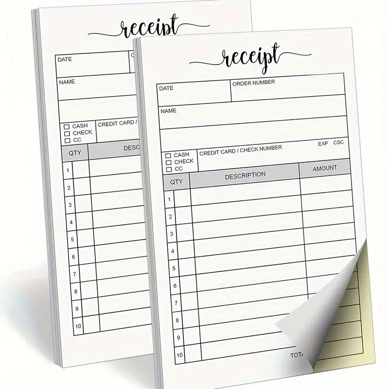 Invoice Book x7mm 5x5's