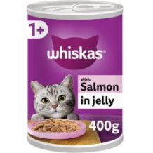 Whiskas + Cat Tin With Salmon In Jelly 12x400g