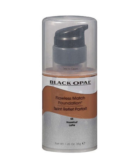 BLACK OPAL FLAWLESS MATCH FOUNDATION 35 g Color Ebony Brown Foundation Asetena Pa