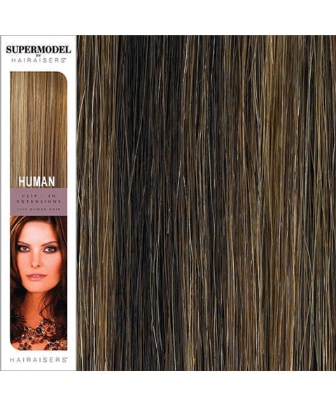 SUPERMODEL HH CLIP IN EXTENSIONS 18 Color P12/SB Tape In and Clip On Hair Extensions Asetena Pa