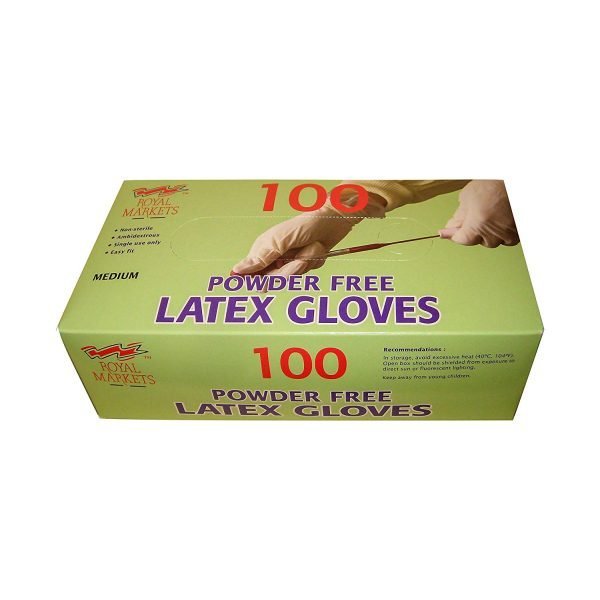 Royal Markets Latex Gloves Boxc Large 1x16's