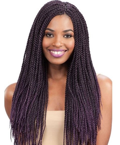 GLANCE SYN HOT SINGLE TWIST BRAID Color TP1B/30 Hair for Braid Extensions Asetena Pa