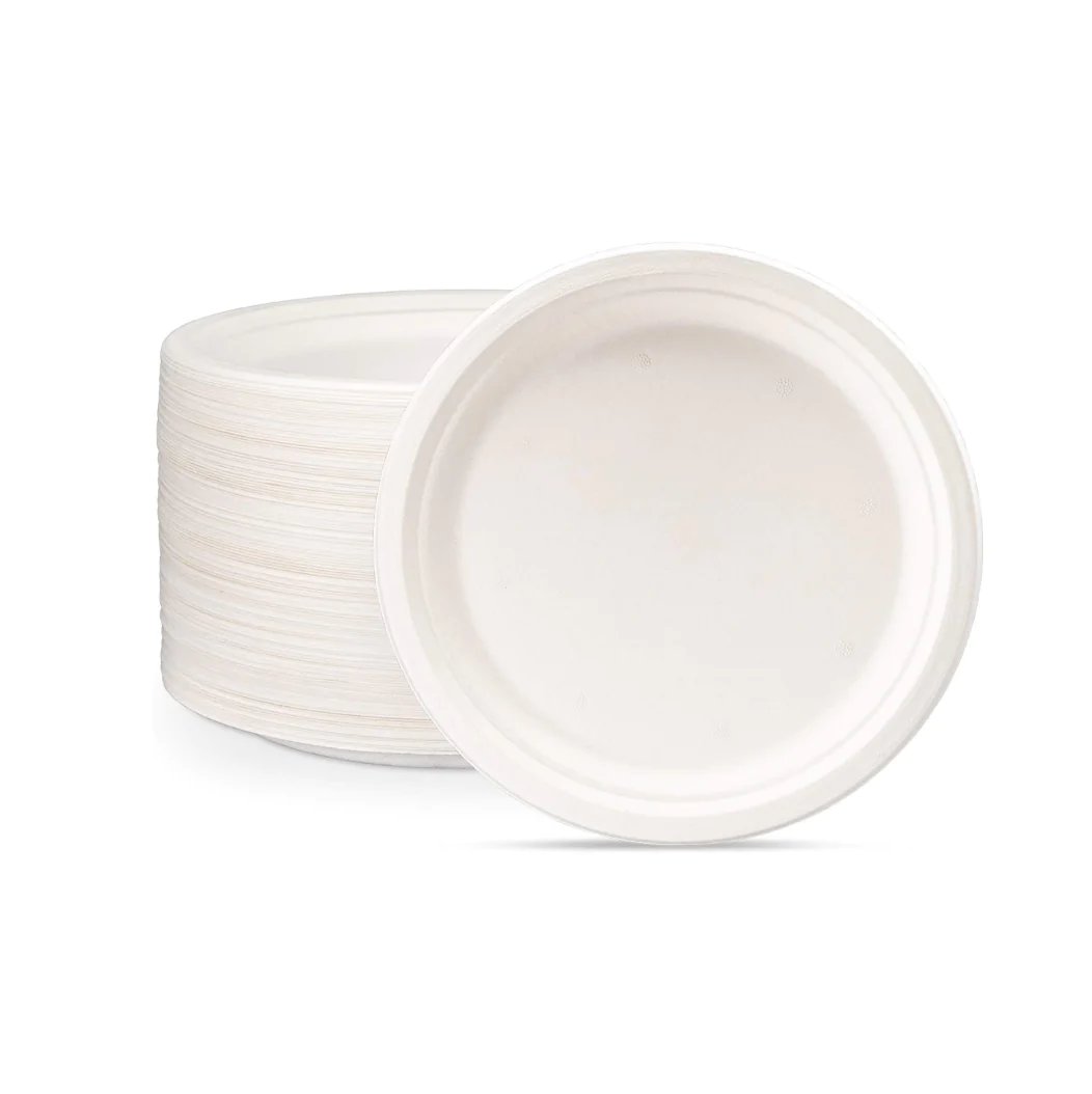 Paper Plates Sagurcane 7'' 1x10's