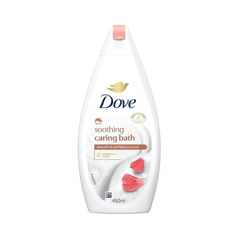 DOVE CREAM BATH ALMOND 6 x 450ML
