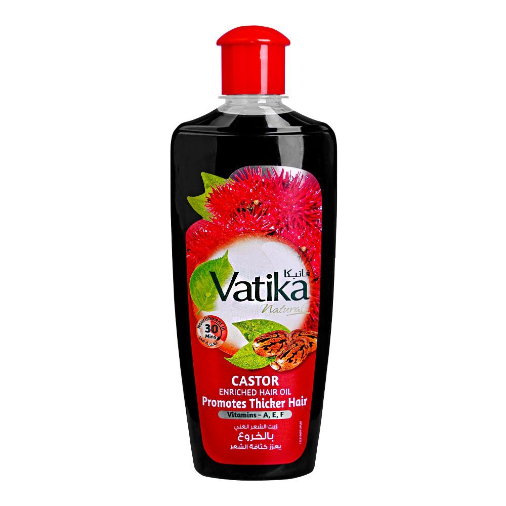 DABUR CASTOR HAIR OIL 6 × 200ML