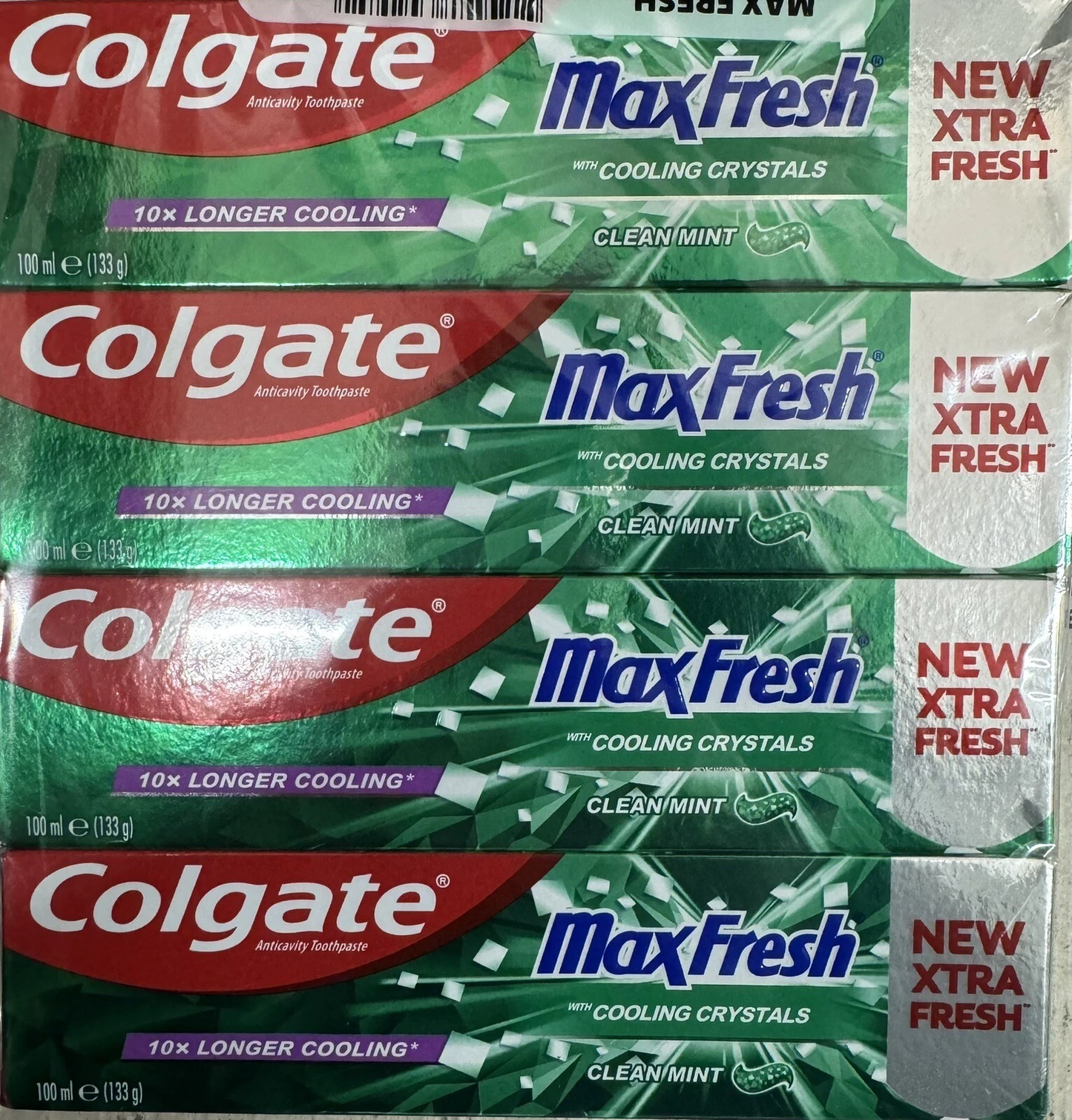 COLGATE MAX FRESH CLEAN MINT GREEN 12 x 100M