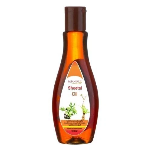 PATANJALI SHEETAL HAIR OIL 6 × 100ML