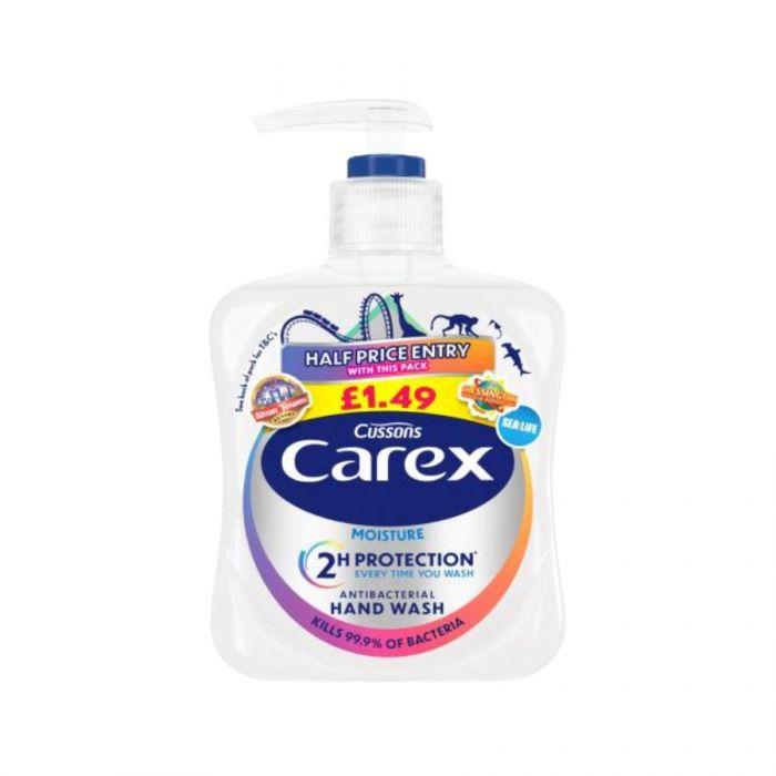 CAREX HANDWASH MOIST PLUS PM 1.49 6 × 250ML