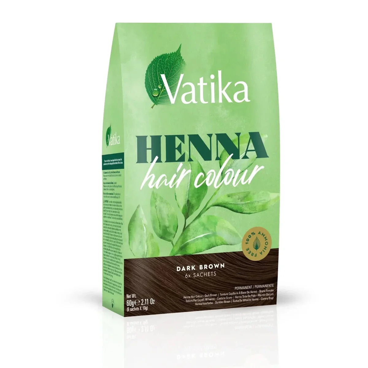 DABUR HENNA COLOUR DARK BROWN 6 x 60G