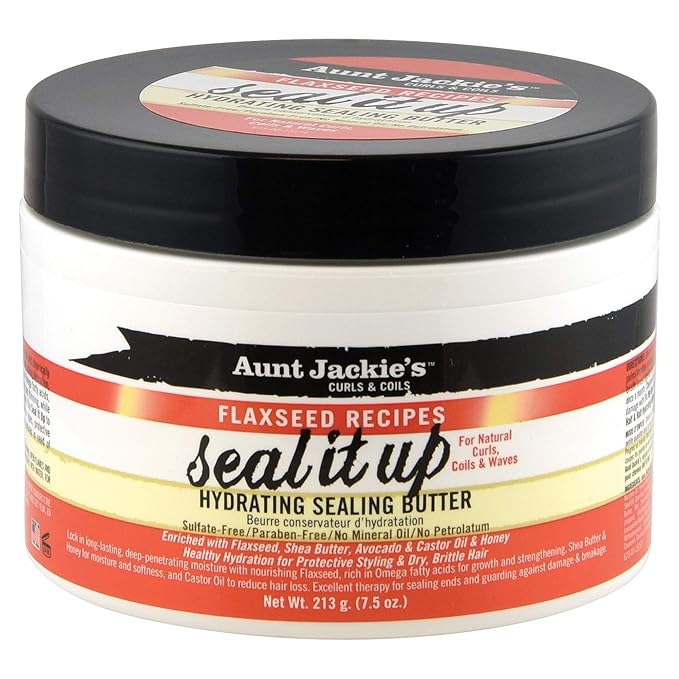 AUNT JACKIES J FLAXSEED SEAL IT UP SEALING BUTTER 1 × 7.502