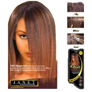 JANET COLLECTION HH EZWEFT REMY YAKI WEAVE 18 Color FR1B/350 Human Hair Bundles Asetena Pa