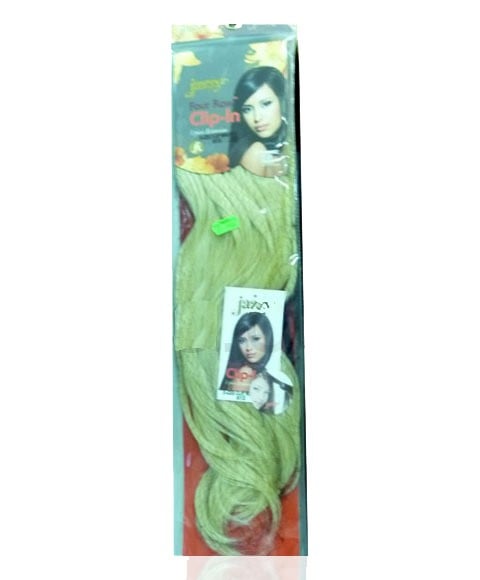 JAZZY SYN E ZEE CLIP WAVY 1 PIECE CLIP IN EXTENSION Color 1B Hair for Braid Extensions Asetena Pa
