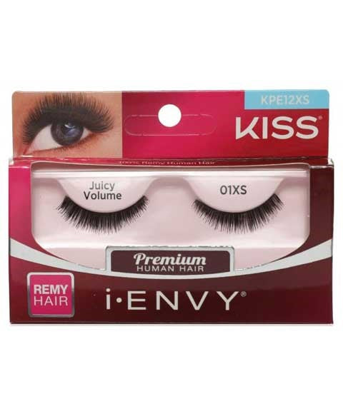 I ENVY REMY HAIR JUICY VOLUME EYELASHES XS Color Juicy Volume 01 Eye Makeup Asetena Pa