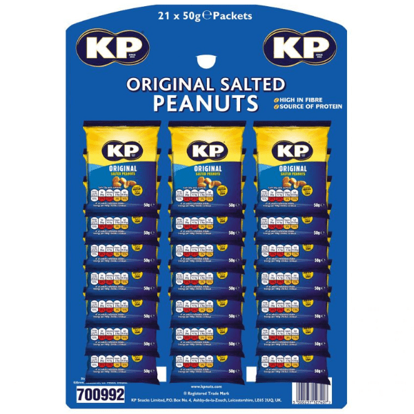 Kp Nut Orig Salted / Card 21x50g