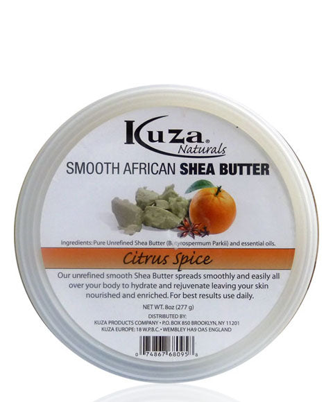 SMOOTH AFRICAN SHEA BUTTER CITRUS SPICE 277 g Skin Moisturizing Asetena Pa