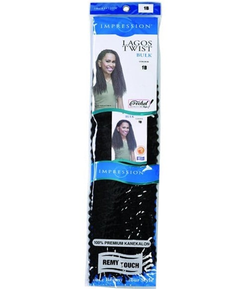 IMPRESSION SYN LAGOS TWIST BULK Color T530 Hair for Braid Extensions Asetena Pa
