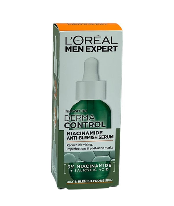 MEN EXPERT INNOVATION DERMA CONTROL NIACINAMIDE ANTI BLEMISH SERUM 30 ML Men Skincare Asetena Pa