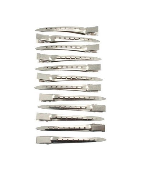 MAGIC COLLECTION METAL DUCKBILL CLIPS 3115 Color 12pcs Kids Hair Accessories Asetena Pa