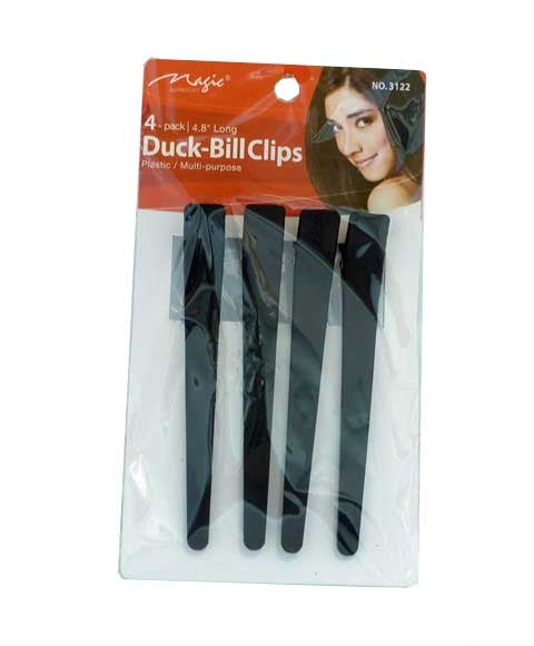 MAGIC COLLECTION DUCK BILL CLIPS 3122 4 pcs Color 3122 Kids Hair Accessories Asetena Pa