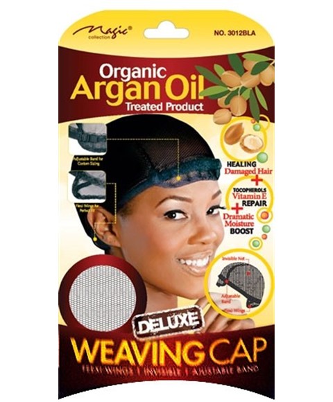 MAGIC COLLECTION ORGANIC ARGAN OIL WEAVING CAP Color 3012 BLA Extensions Accessories Asetena Pa