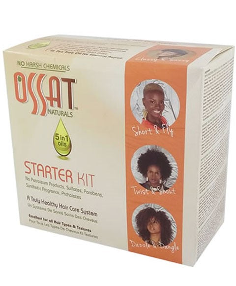 OSSAT NATURAL STARTER KIT Hair Moisturizers Asetena Pa