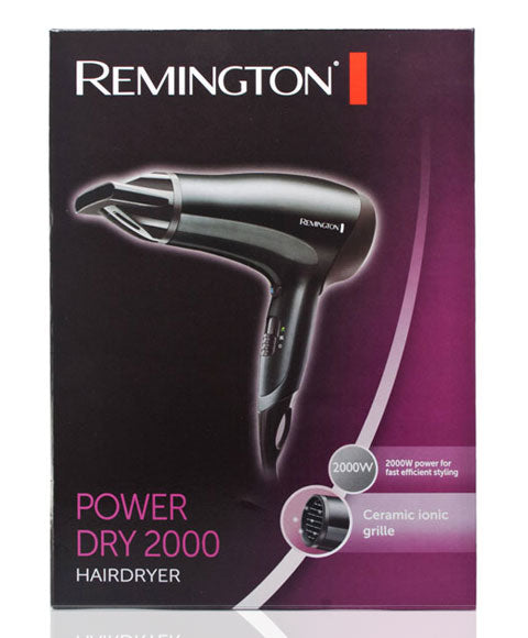 POWER DRY 2000 HAIR DRYER BLACK D3010 Hair Dryers Asetena Pa
