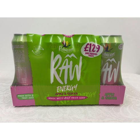 Rub Raw Nrg App & Guava 12x500ml