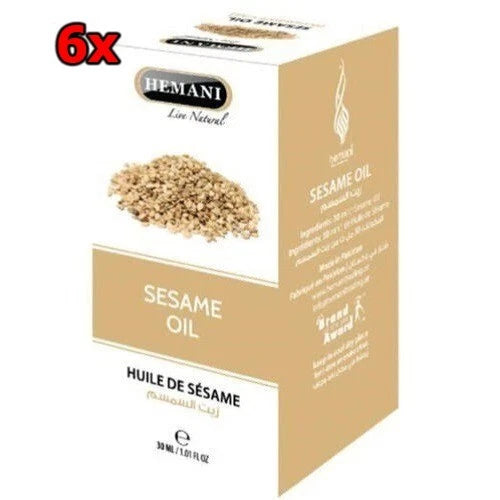 HEMANI HEMANI SESAME OIL 6 x 30ML