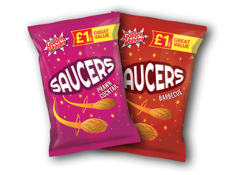 Golden Wonder Bbq Saucers 18x40g