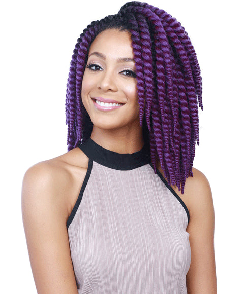 BOBBI BOSS SYN SENEGAL BOMBA SKINNY TWIST 12 Color TT1B/BLUE Hair for Braid Extensions Asetena Pa
