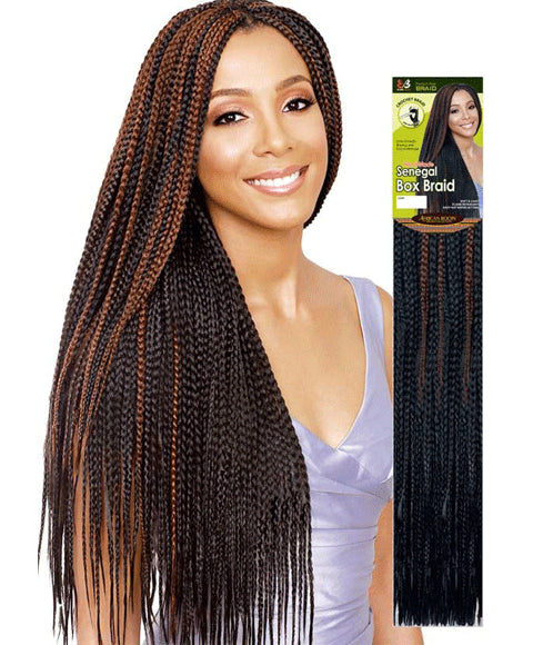 BOBBI BOSS SYN SENEGAL BOX BRAID Color T1B/33 Hair for Braid Extensions Asetena Pa
