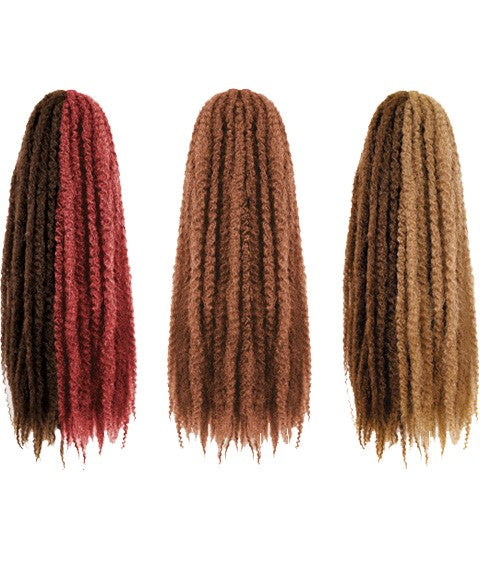 SOFT N SILKY SYN AFRO TWIST BRAID Color 1 Hair for Braid Extensions Asetena Pa