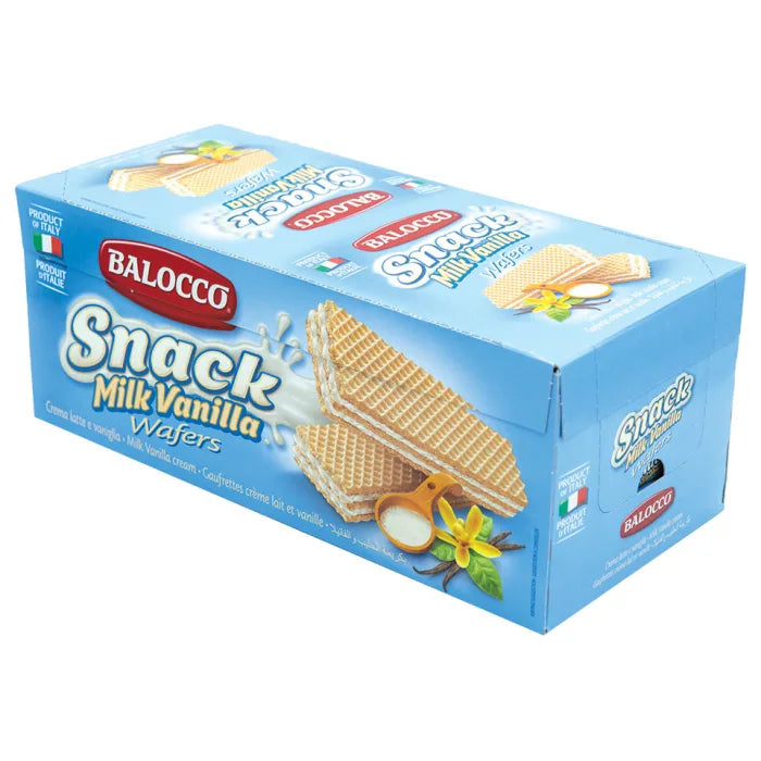 Balocco Vanilla Wafers 45g Box of 30