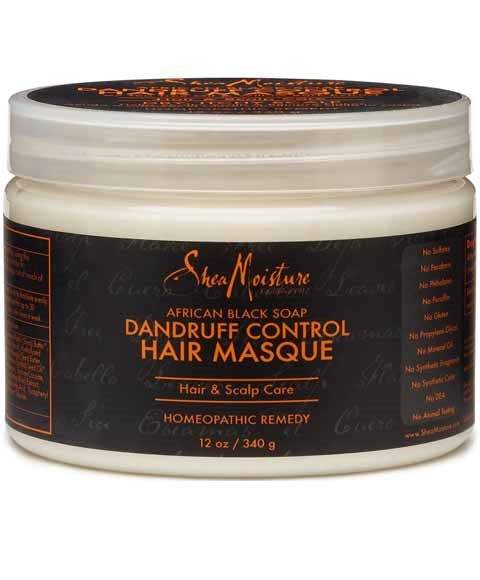 AFRICAN BLACK SOAP DANDRUFF CONTROL HAIR MASQUE 340 g Treatments Asetena Pa