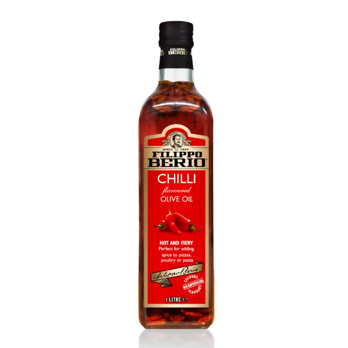 Filippo Berio Chilli Flavoured Olive Oil 1L