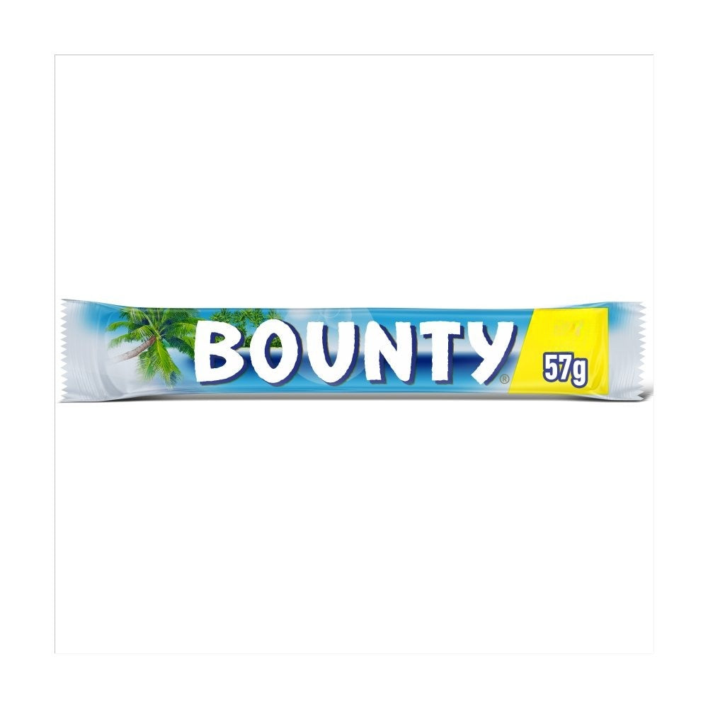 Bounty Coconut & Milk Chocolate Snack Bar 57g Box of 12