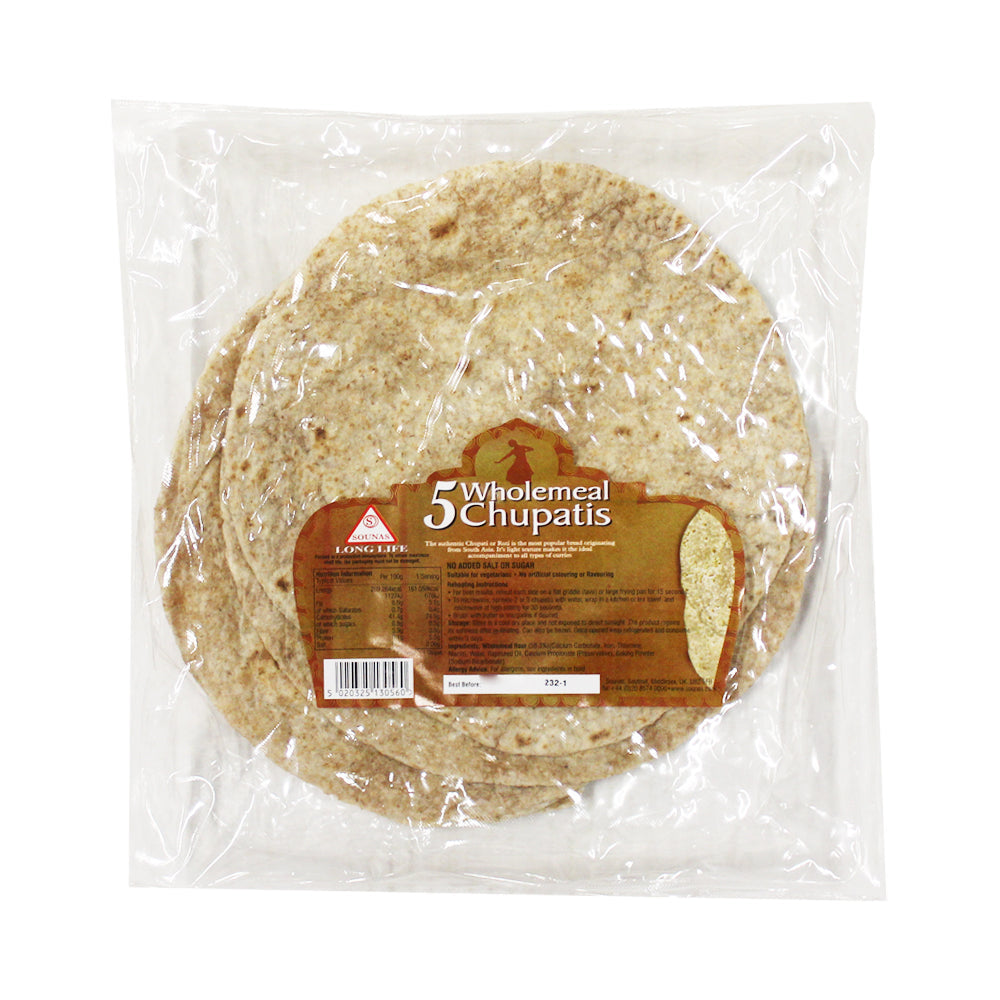 Sounas Chuppatti Wholemeal 1x5's