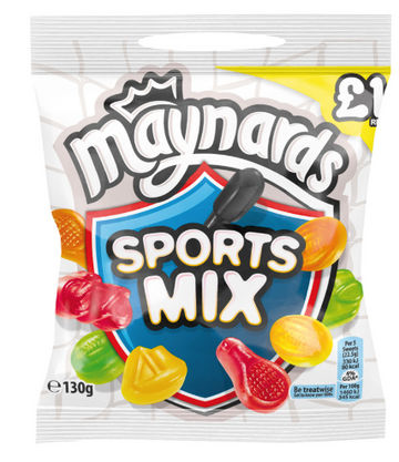Maynards Bassetts Sports Mix 12x130g
