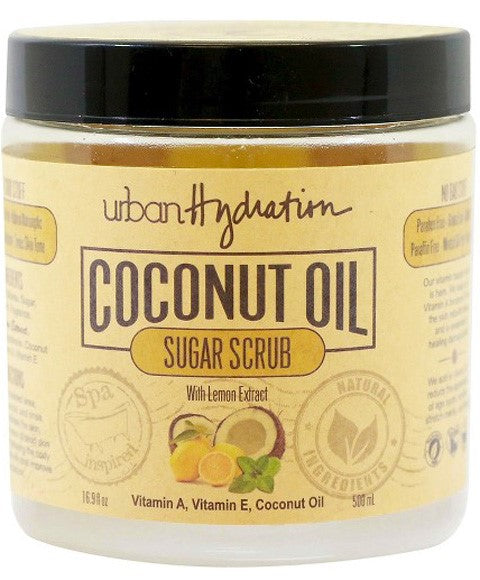 COCONUT OIL SUGAR SCRUB WITH LEMON EXTRACT 500 ml Body Care Asetena Pa
