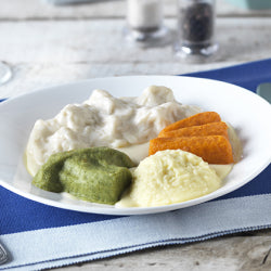 Simply Puree Level 4 Pureed Macaroni Cheese 12 x 380g Ready Meals Asetena Pa