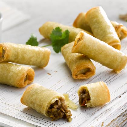 Daloon Mini Duck Spring Rolls 20 x 20g Ready Meals Asetena Pa