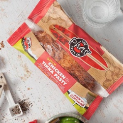 Phat Wrapped Chicken Tikka Pasty (Halal) 20 x 225g Ready Meals Asetena Pa