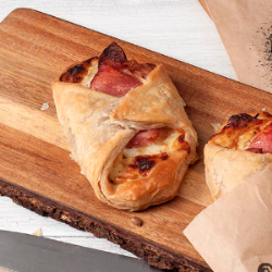 Phat Hot To Go Cheese & Bacon Turnover 30 x 160g Ready Meals Asetena Pa