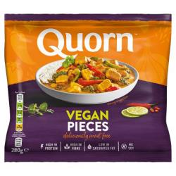 Quorn Vegan Pieces 8 x 280g Ready Meals Asetena Pa