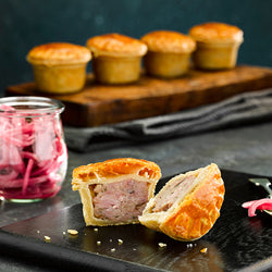 Mini Pork Stuffing & Cranberry Pie 36 x 83g Ready Meals Asetena Pa