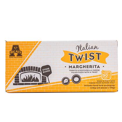 Margherita twist 28 x 175g Ready Meals Asetena Pa